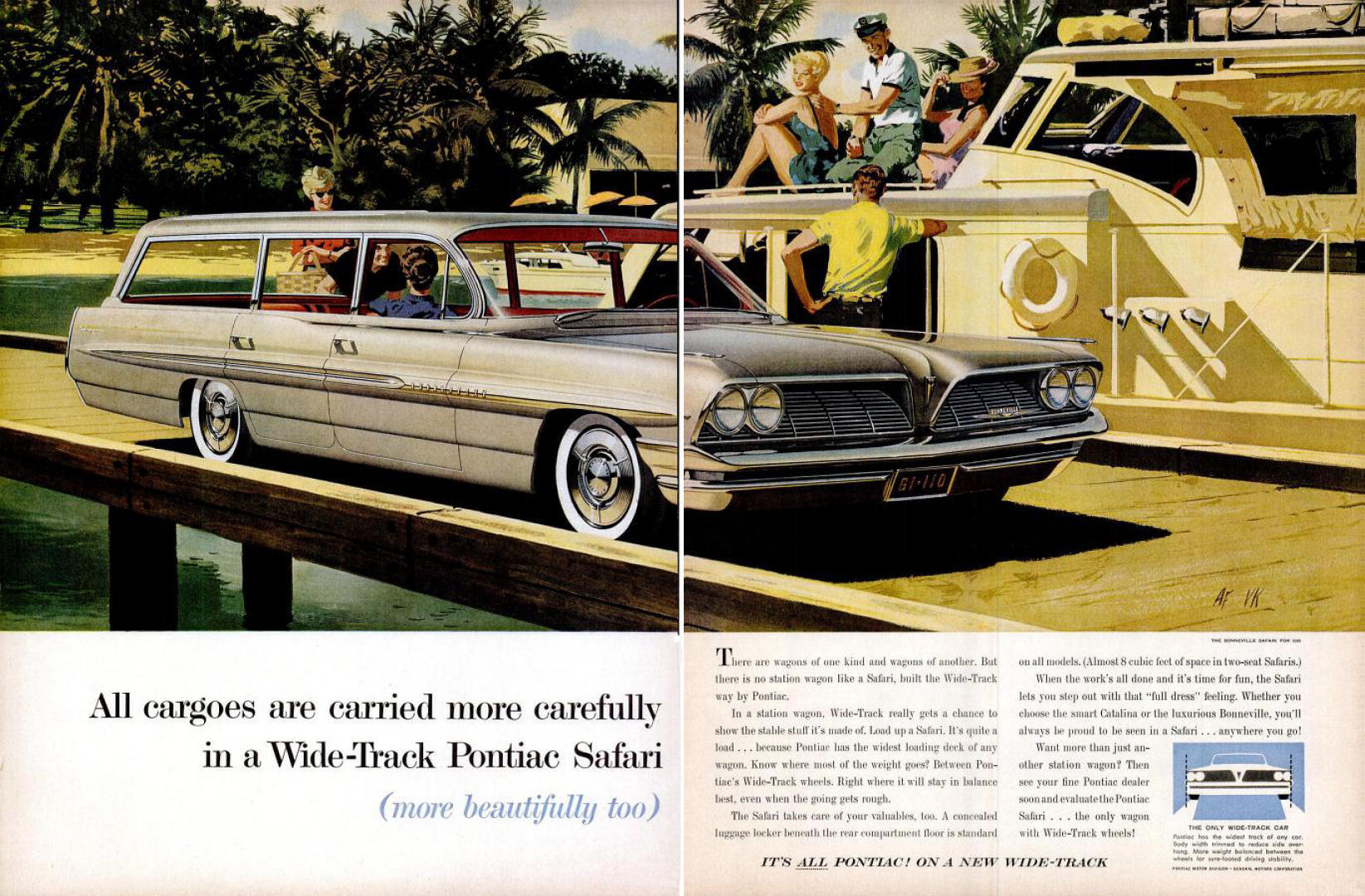 1961 Pontiac Auto Advertising